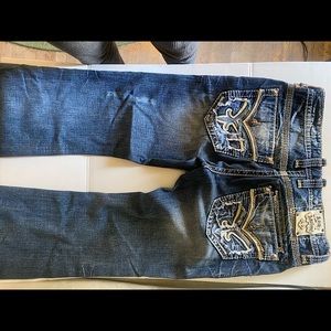 Men’s rock revival boot but jeans